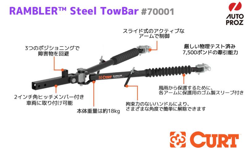 CURTからRAMBLER 牽引バーが新登場！ | 商品情報 | ブログ